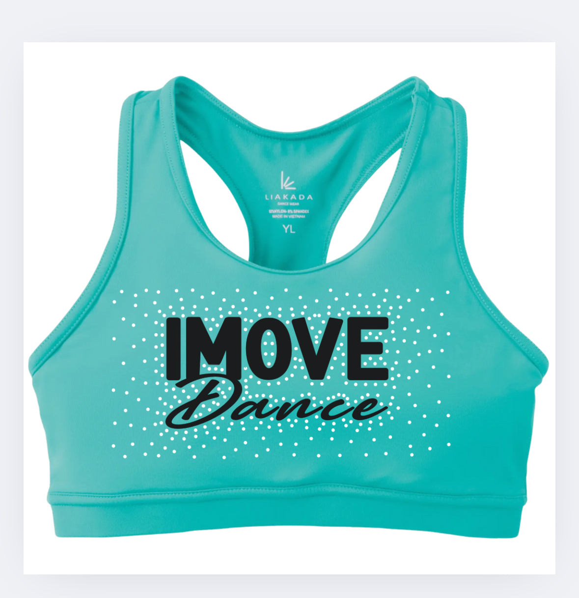 IMOVE Teal Sports Bra