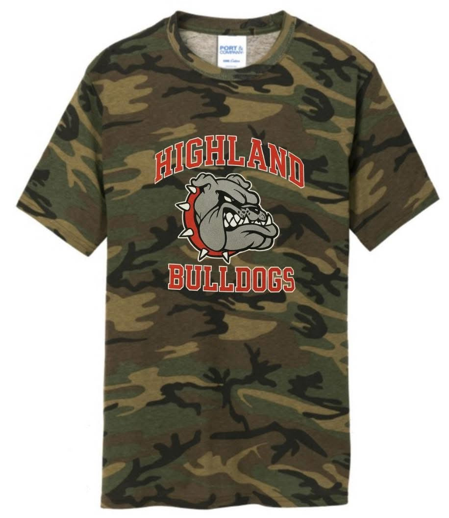Camo Bulldog Tee