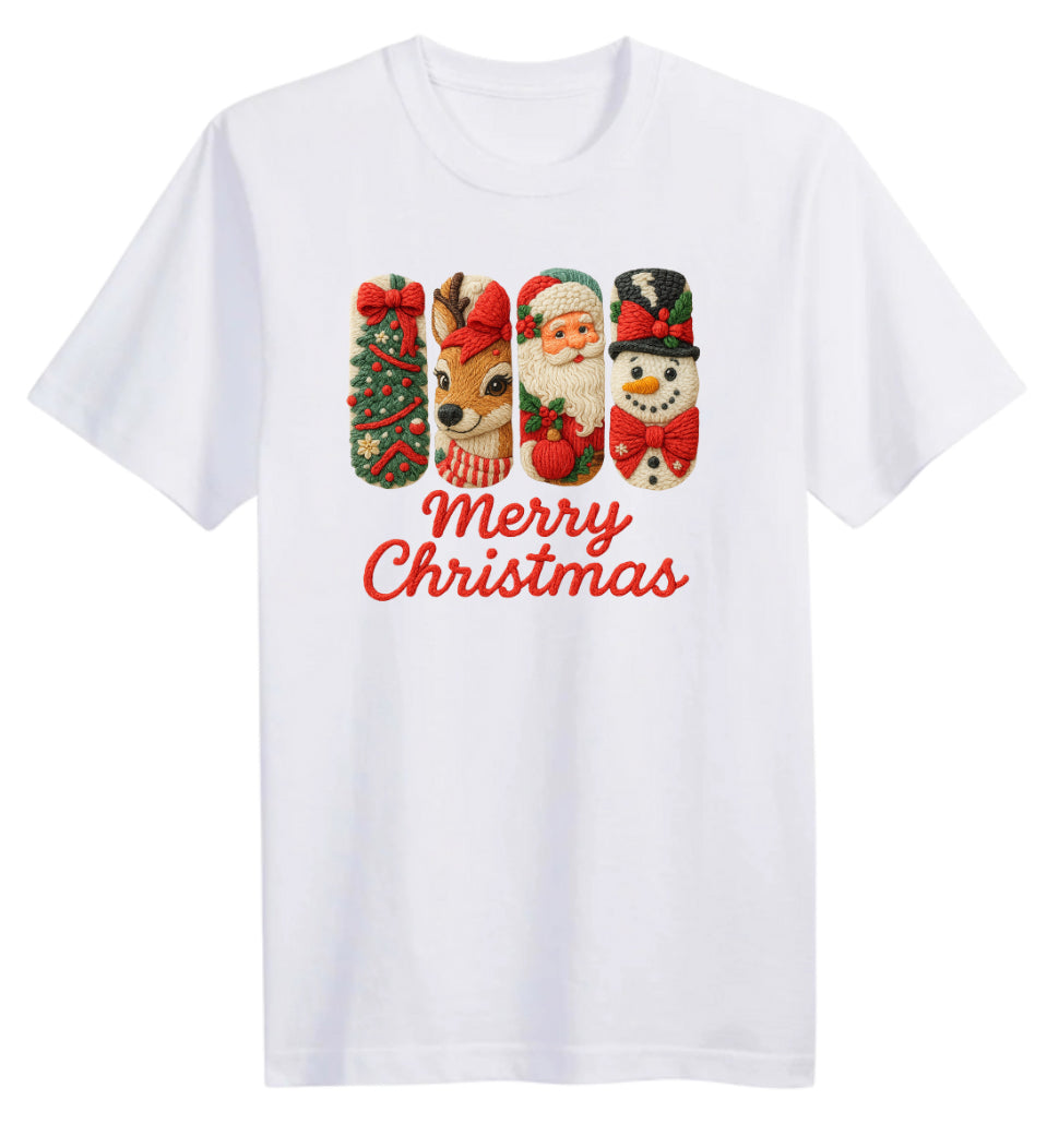 Christmas- Yarn Print