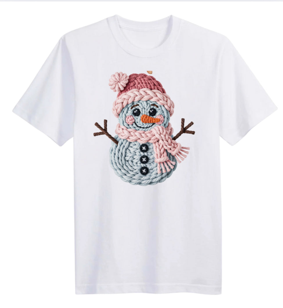 Christmas- Yarn Snowman